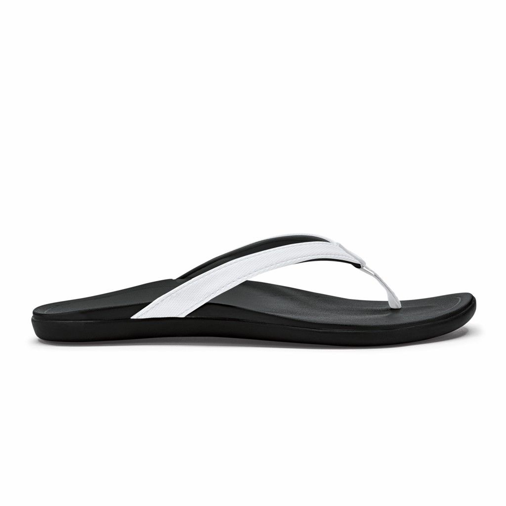 Sandalias Olukai Ho‘ōpio - Chanclas Mujer Blancos 20648-951